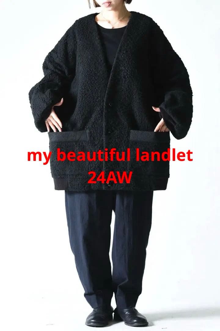 【24AW my beautiful landlet カーディガン】