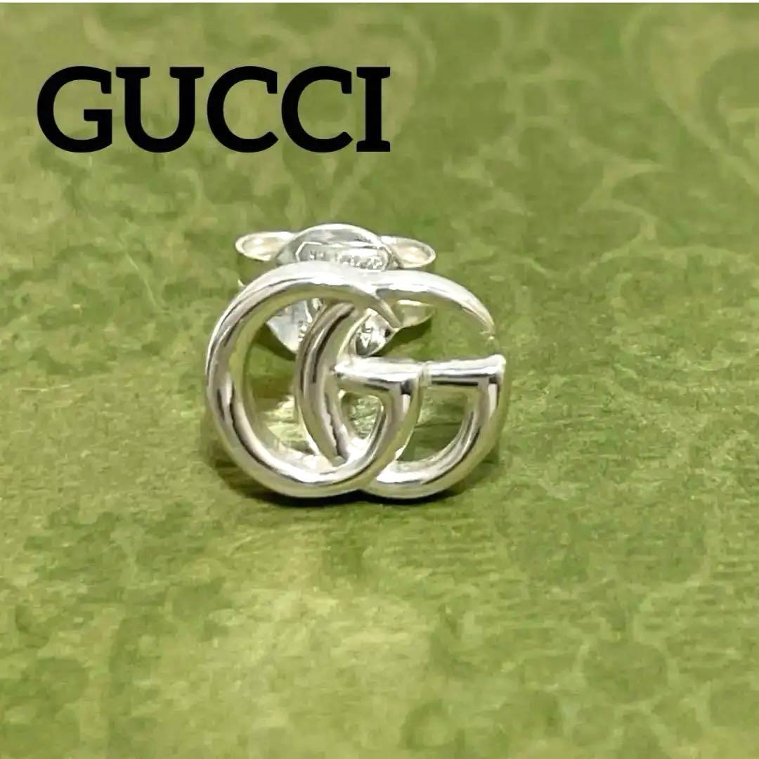 【極美品】グッチ　GGマーモントピアス片耳　メンズ/レディース　925