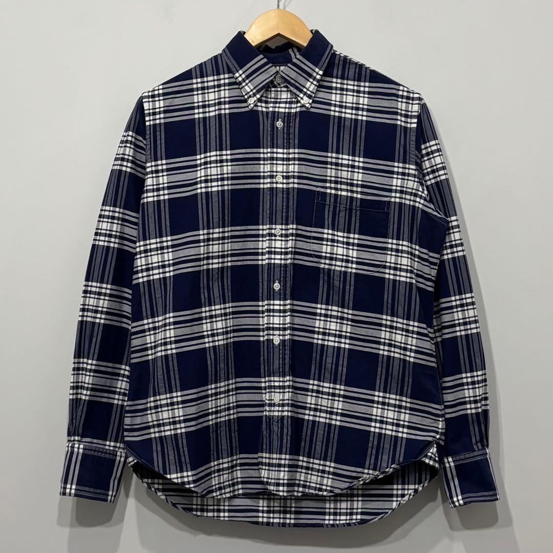 ブラックフリース ブルックスブラザーズ オックス ボタンダウン チェック シャツ