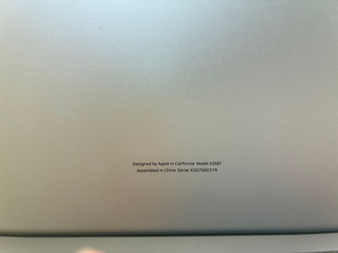 【US配列】MacBook Air M2 24GB 1TB シルバー 傷あり