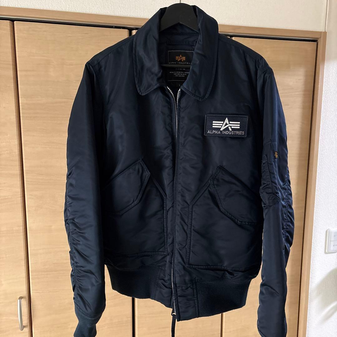ALPHA INDUSTRIES CWU-45/P フライトジャケット ネイビー