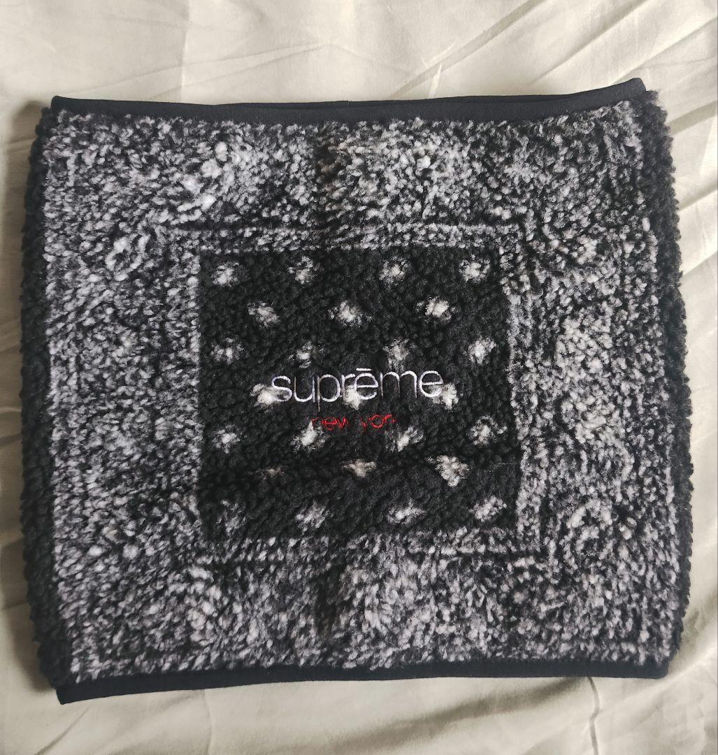 Supreme Bandana シュプリーム名作バンダナフリースネックウォーマー
