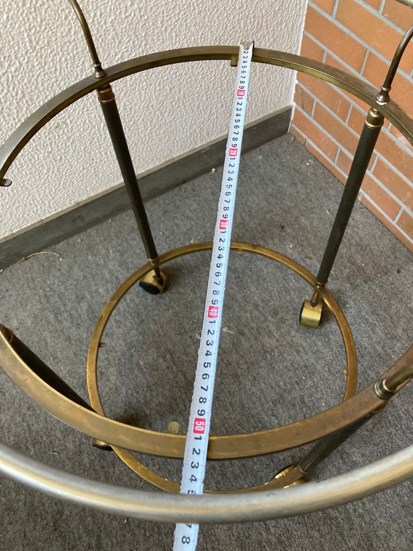 キッチンワゴン　ガーデニング雑貨アンティーク　フラワースタンド　ジャンクガーデン