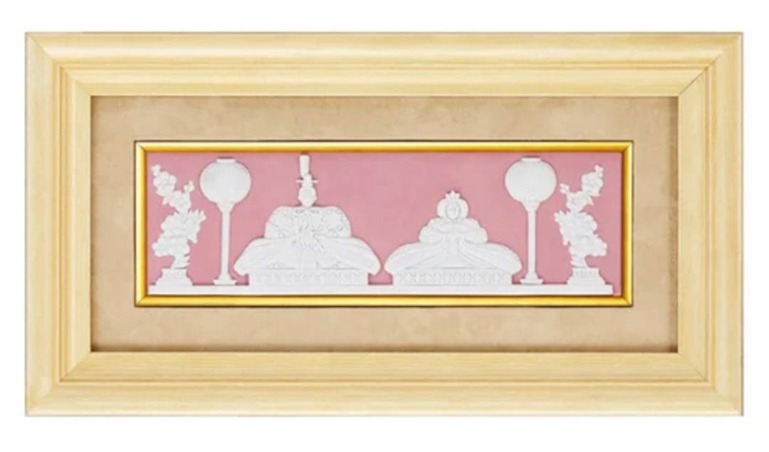 ウェッジウッド雛ドール プラーク　木製フレーム 新品未使用