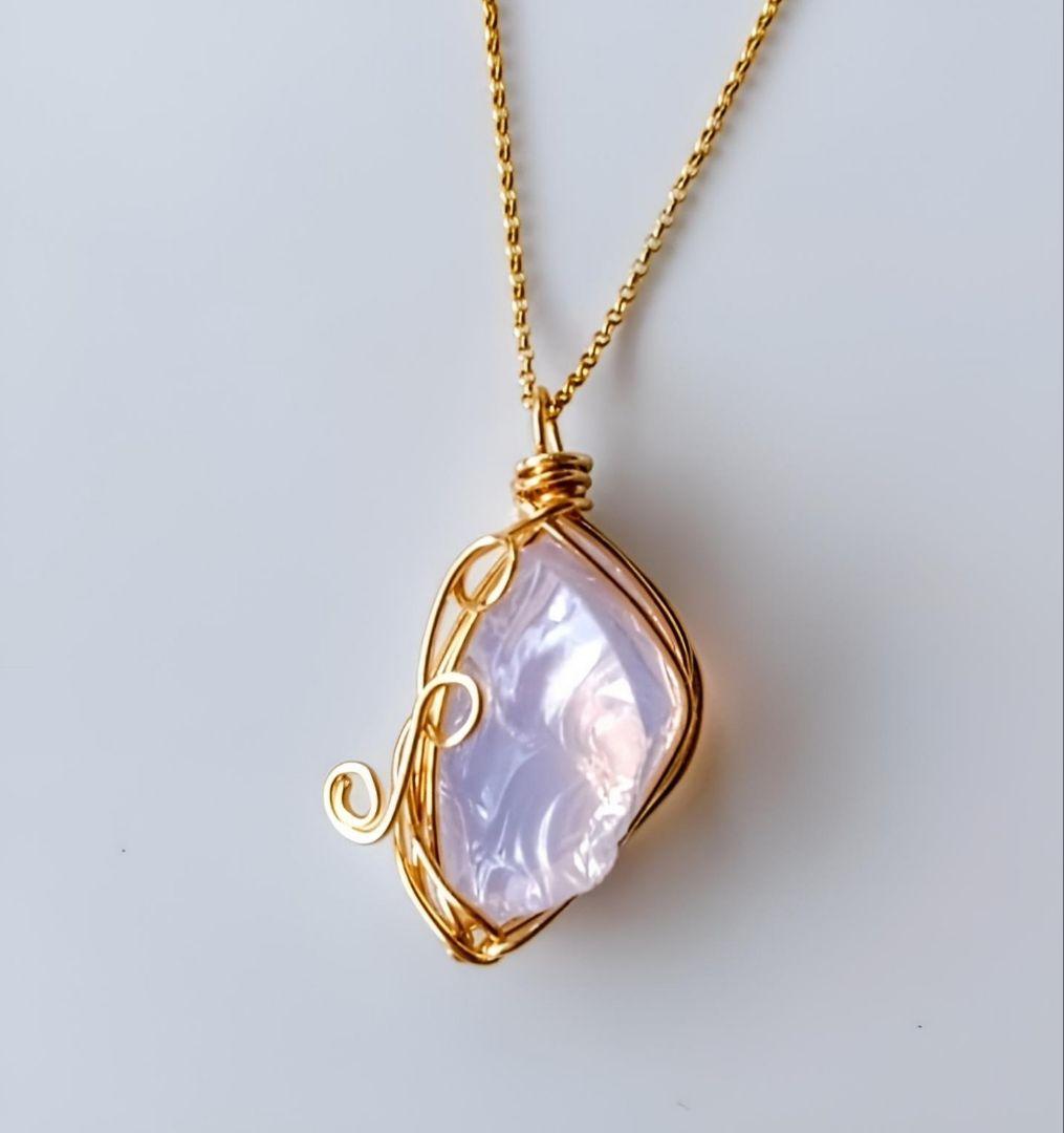 Kgf14 希少 アンダラクリスタル エンジェルオーロ ピンク 原石