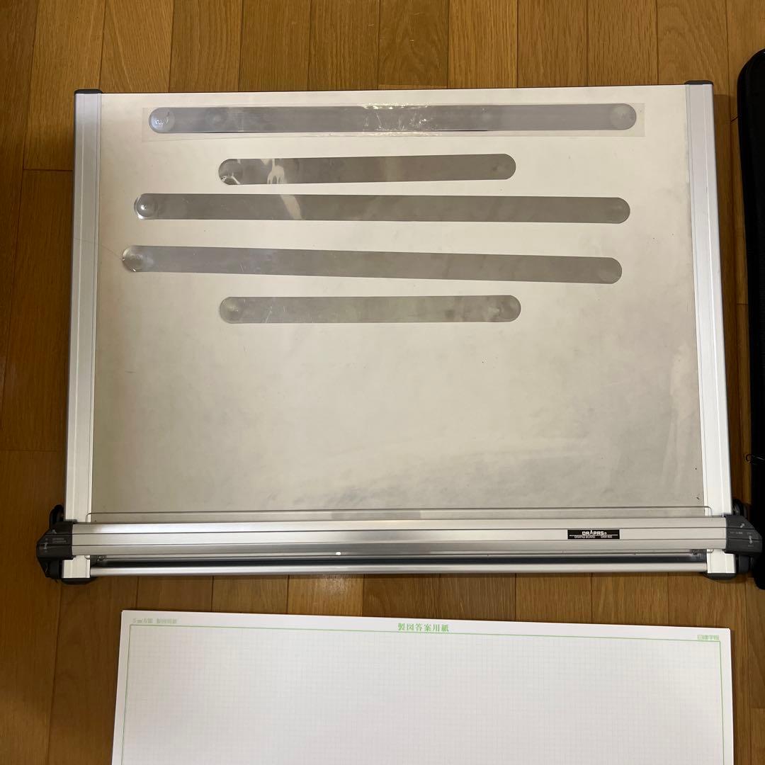 A2製図板（平行定規）・製図板ケース・図面ケース・製図用紙セット（建築士試験用）