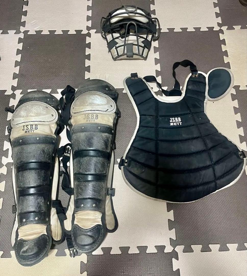 キャッチャー 一般軟式 防具 レガース プロテクター ゼット 野球 捕手
