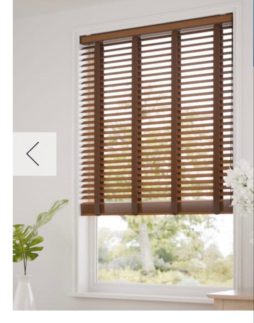 【TUISS DÉCOR】ウッドブラインド　新品 (885幅 x 1295丈 )