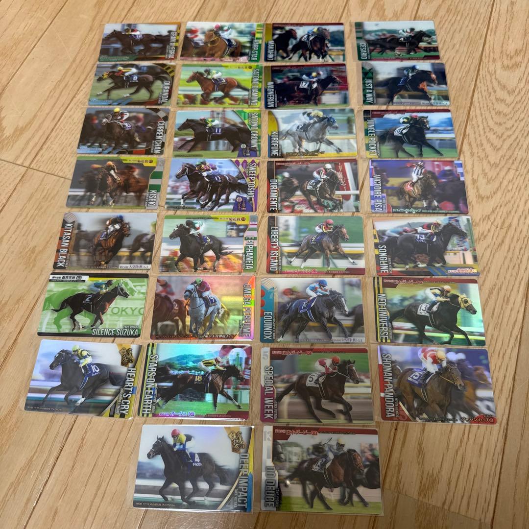 T*Q様 サラブレッドホースコレクション　1R 箔押し21種類　ノーマルコンプ3