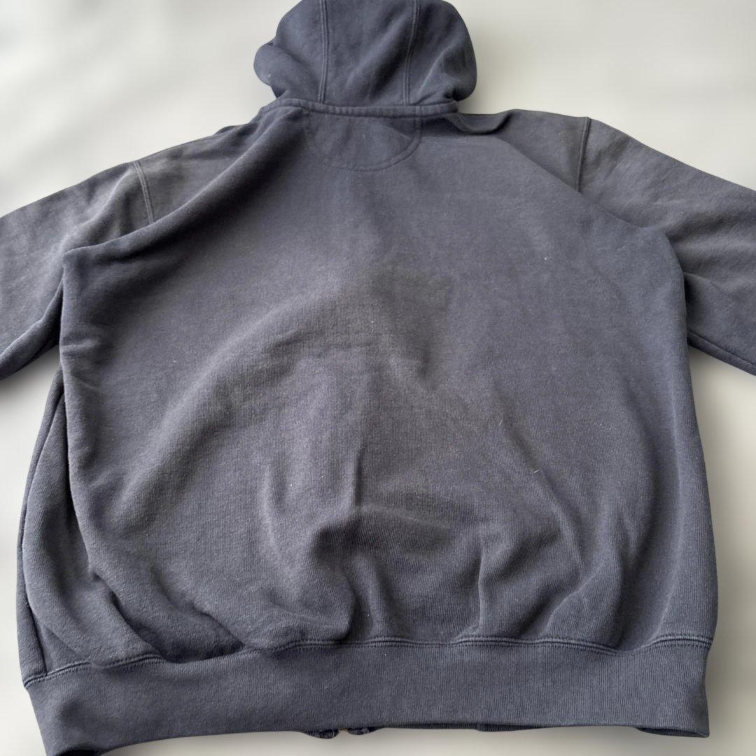 CARHARTT　カレッジ刺繍ロゴ　フルジップパーカー　　M