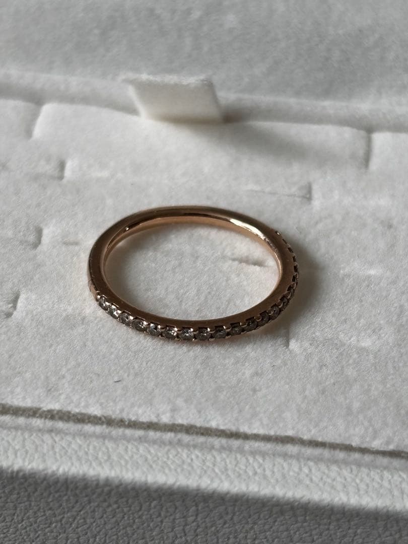 4°C K10ピンクゴールド ピンキーリング