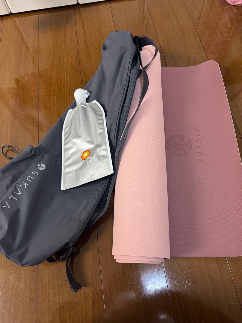 SUKALA ヨガマット ピンク 収納バッグ付き