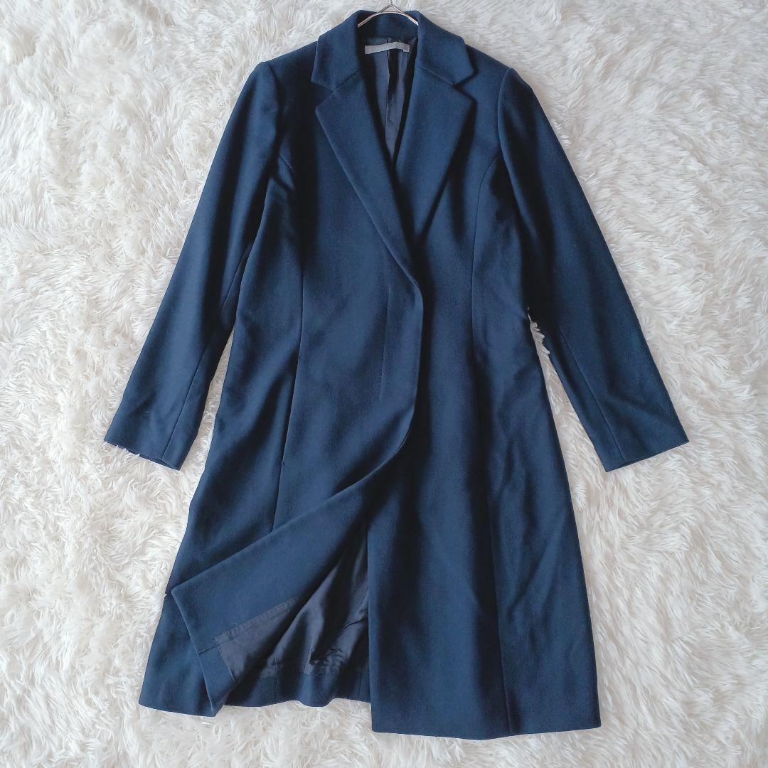 美品☆theory luxe チェスターコート ネイビー L