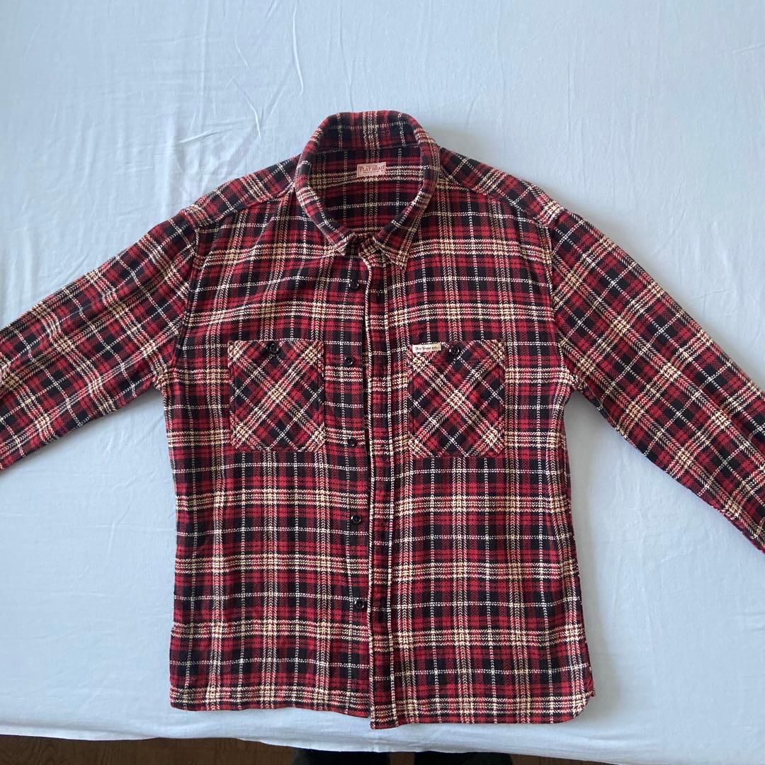 THE FLAT HEAD ネルシャツ