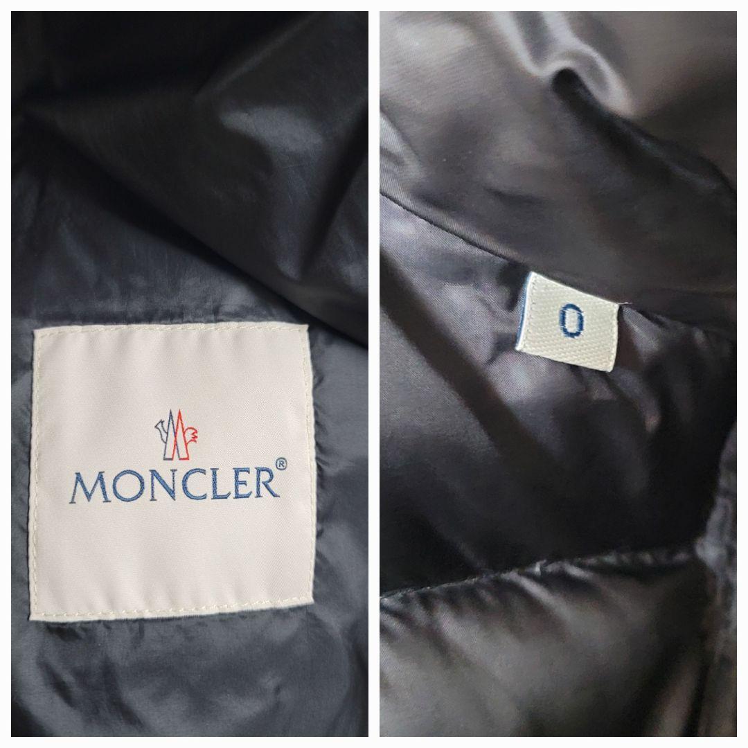 モンクレール ダウンコート ロゴワッペン BARBEL ブラック 軽量