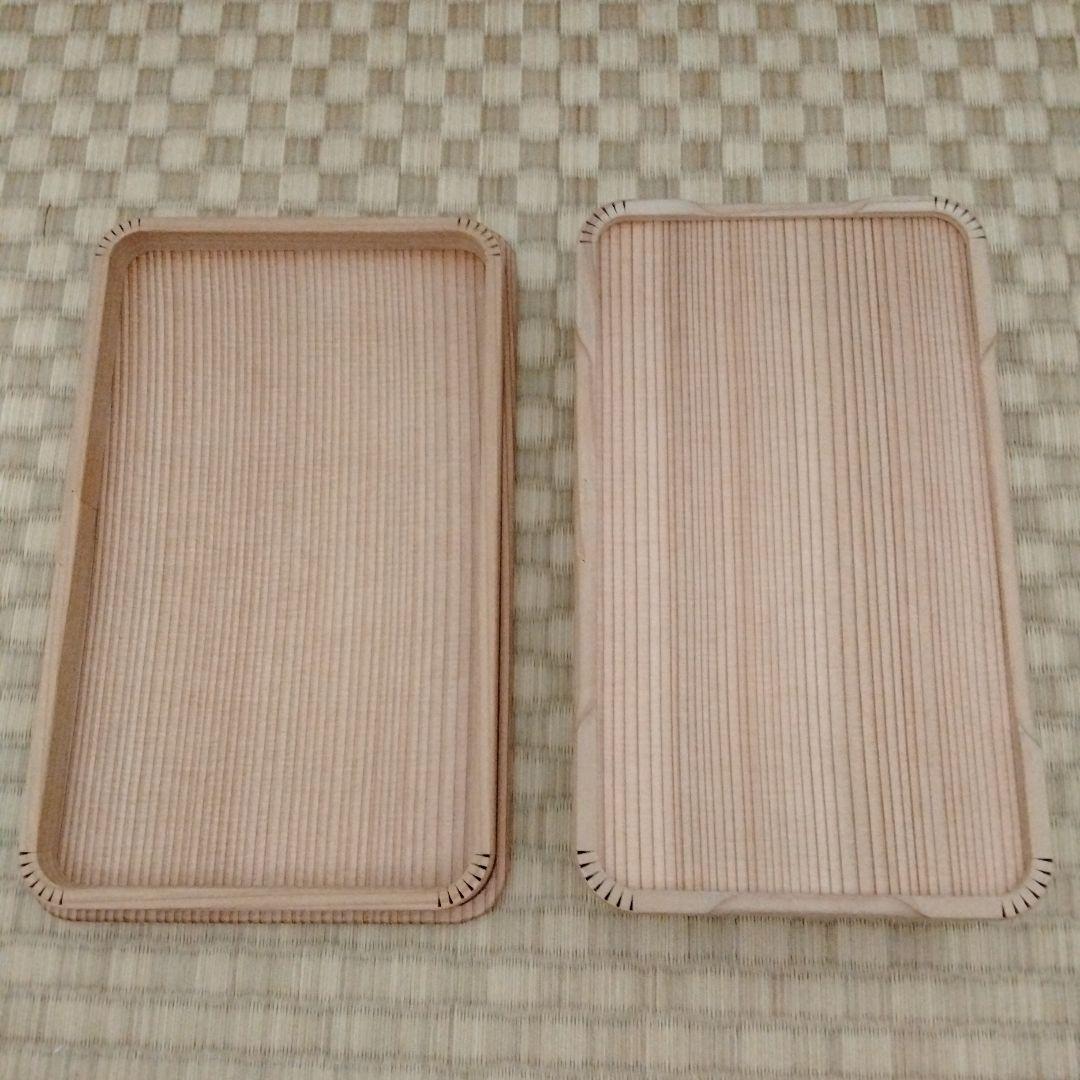 新品未使用品　高級　箱屋常吉　日本杉　弁当箱　セット　和柄　日本　木製