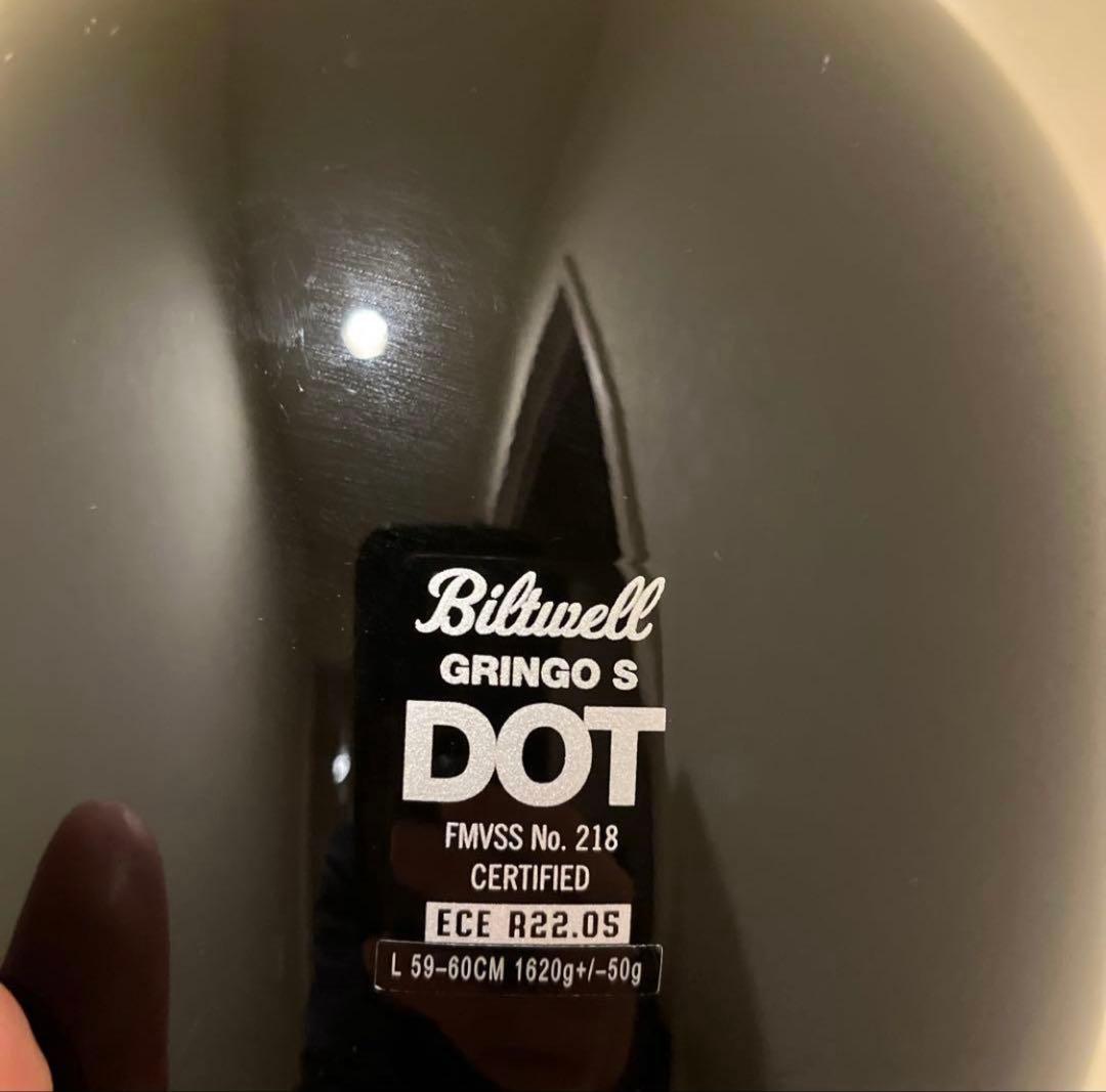 Gringo フルフェイスヘルメット ブラック L