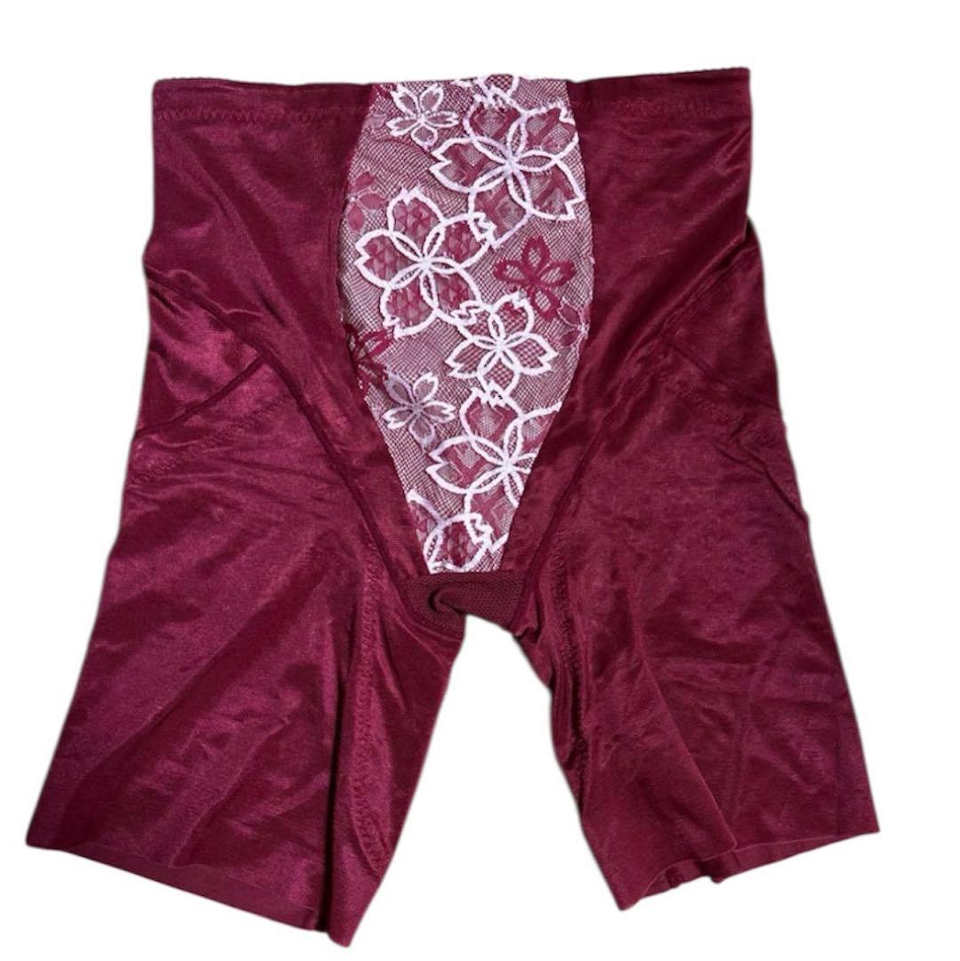 【補正下着】アヴァンセサクラ ロングガードル Mレッド　限定品