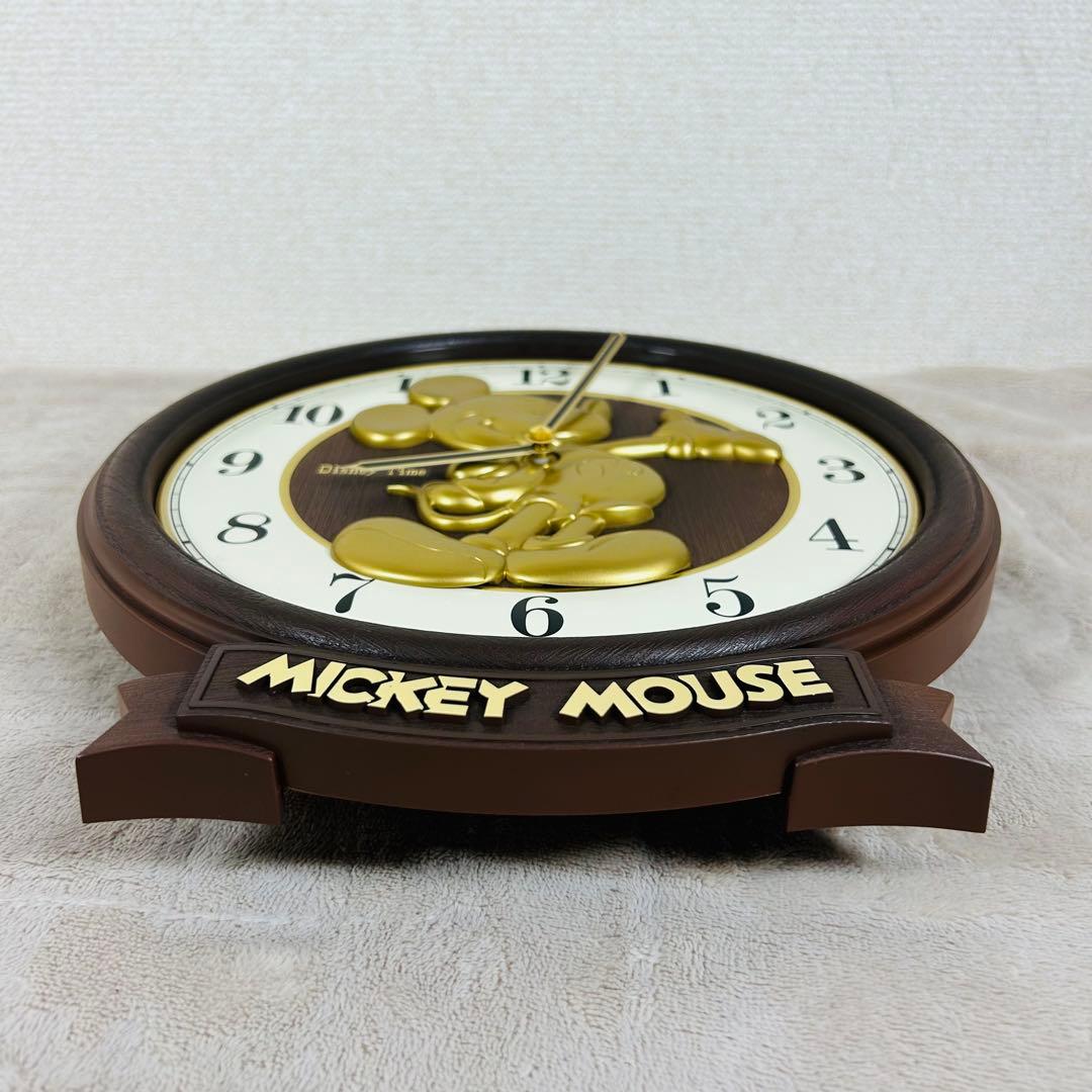 【希少】Disney Time ディズニータイム　ミッキーマウス 壁掛け時計