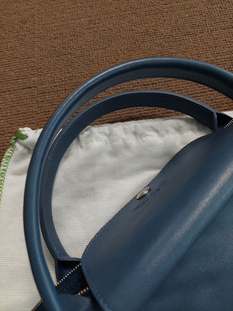 【美品】ロンシャン オールレザー 2Way旅行用ボストンバック