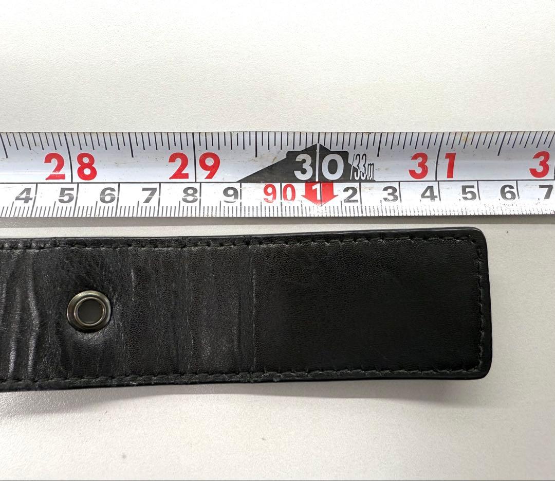 Bottega Veneta 編み込みレザーベルト ブラック