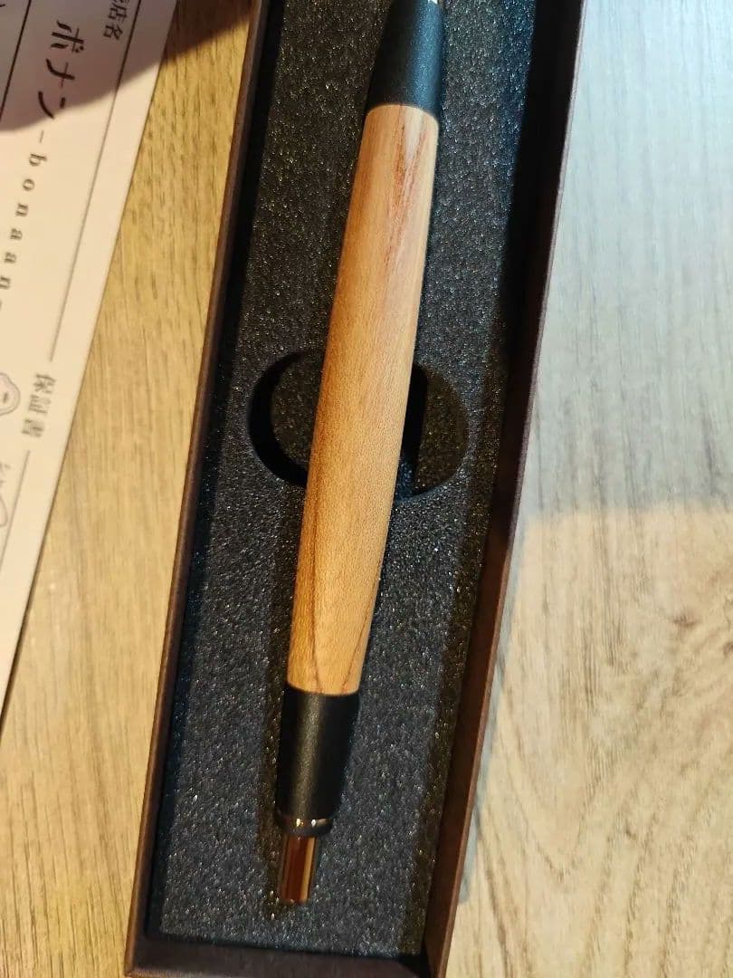 『超美品』2日間限定値下げ中 ボナンペン　欅　シャーペン　0.5 保証書付き！