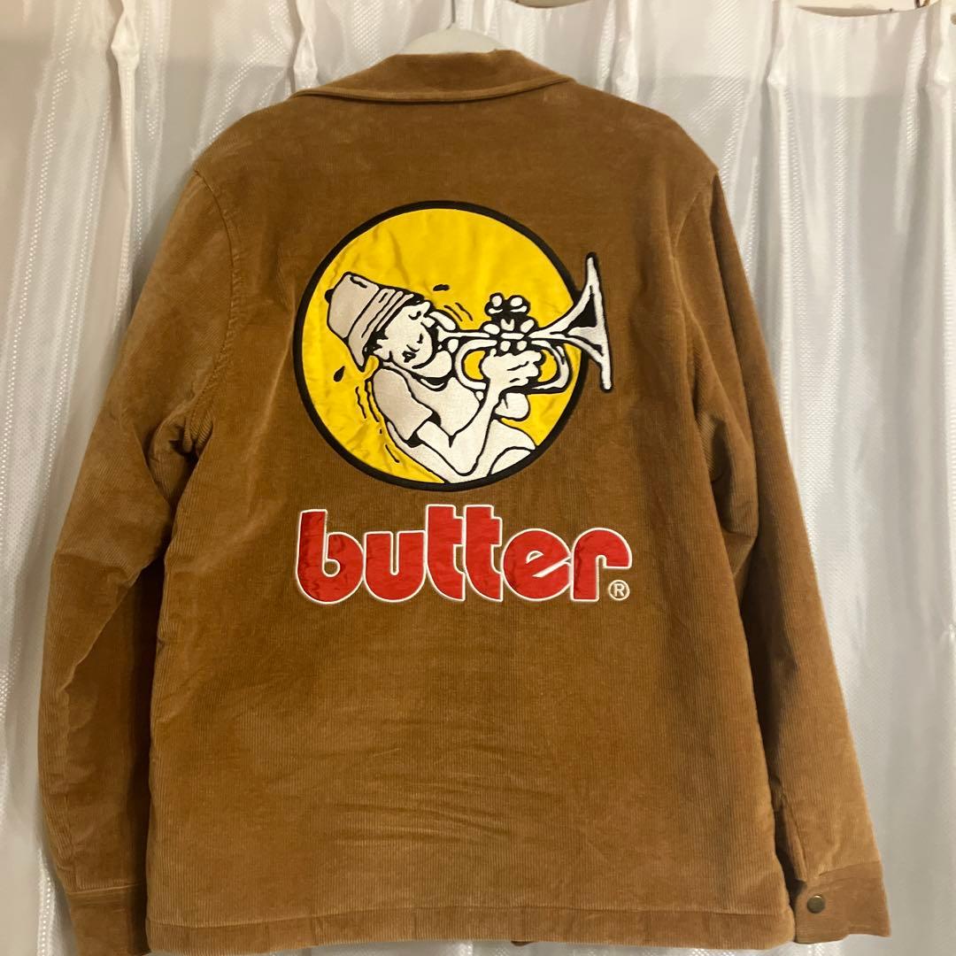 Butter Goods コーデュロイ コーチジャケット L バックプリント