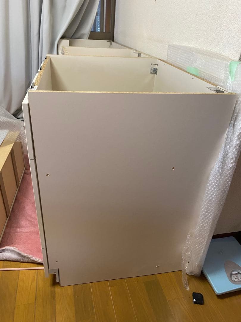 LIXIL I型キッチンパーツ⑥/7 ホワイト　架台右