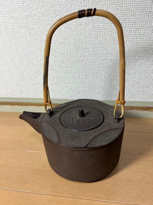 234 浄義　七宝銚子　鉄瓶