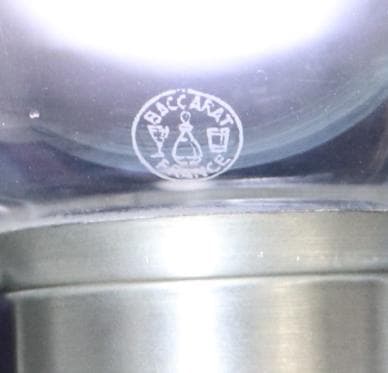 オールド・バカラ 極稀少 大型 キャンドルスタンド 49cm 燭台 蝋燭立て