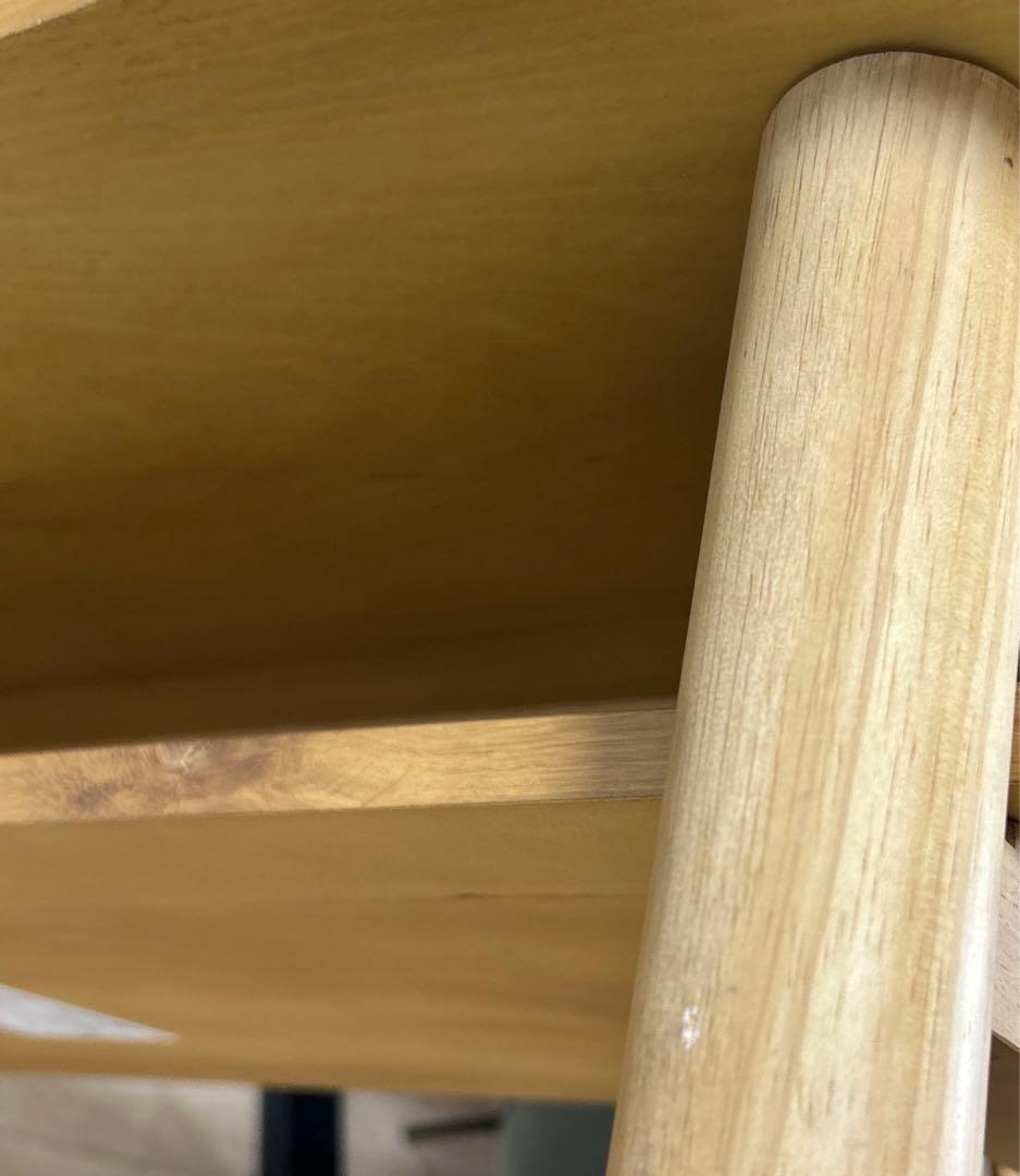 レア【廃番品】MUJI無印良品★ローテーブル センターテーブル★棚板付きオーク材