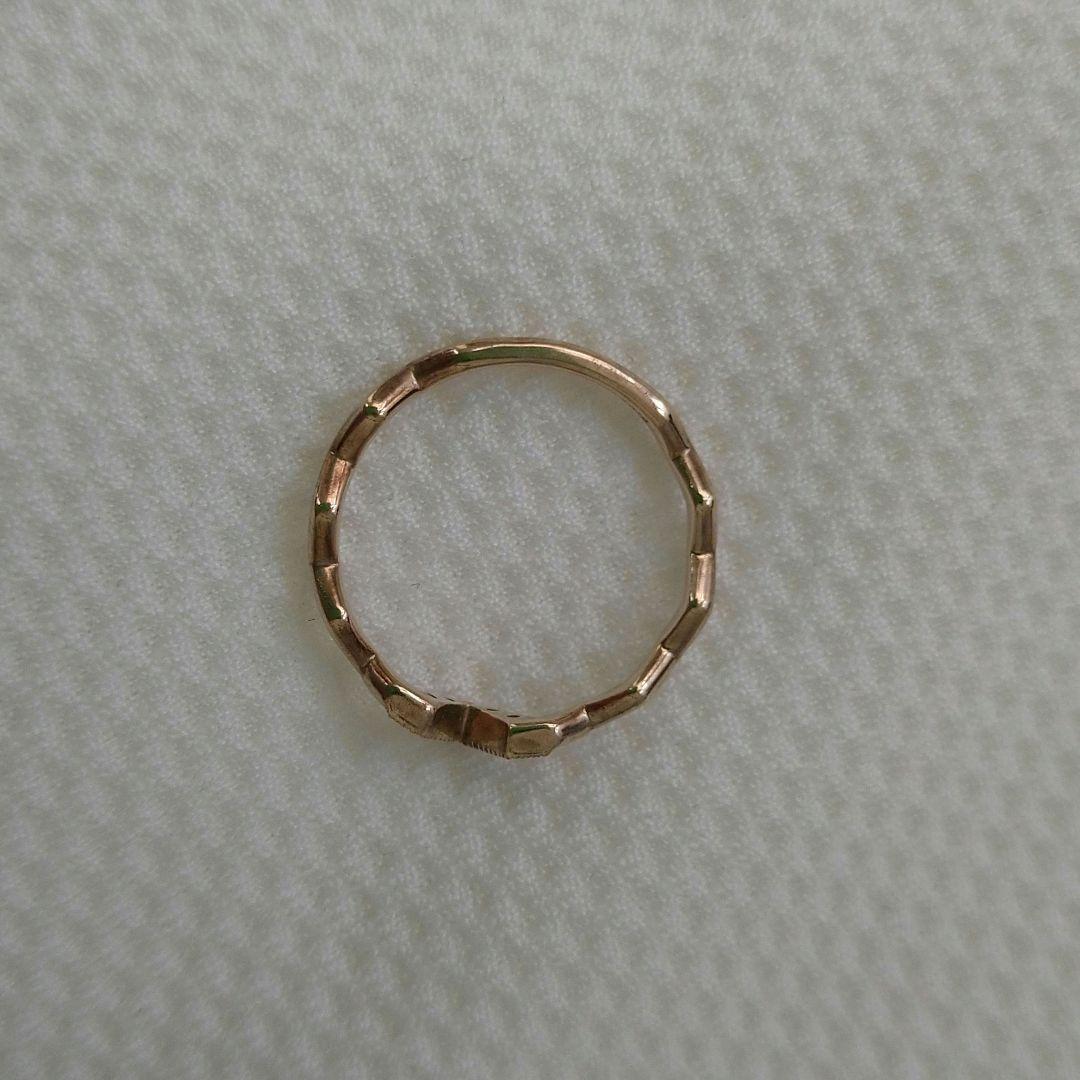 【完売 】ノジェス ダイヤモンド 9号 K5 ゴールド ポケットリング アガット