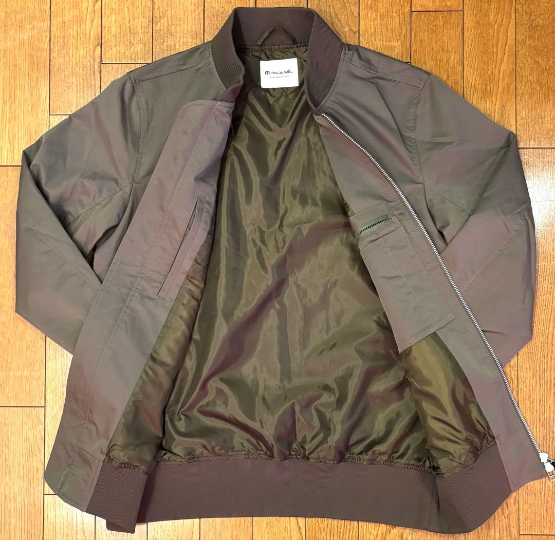 トラビスマシュー　MA-1型 ボマージャケット Lサイズ カーキ