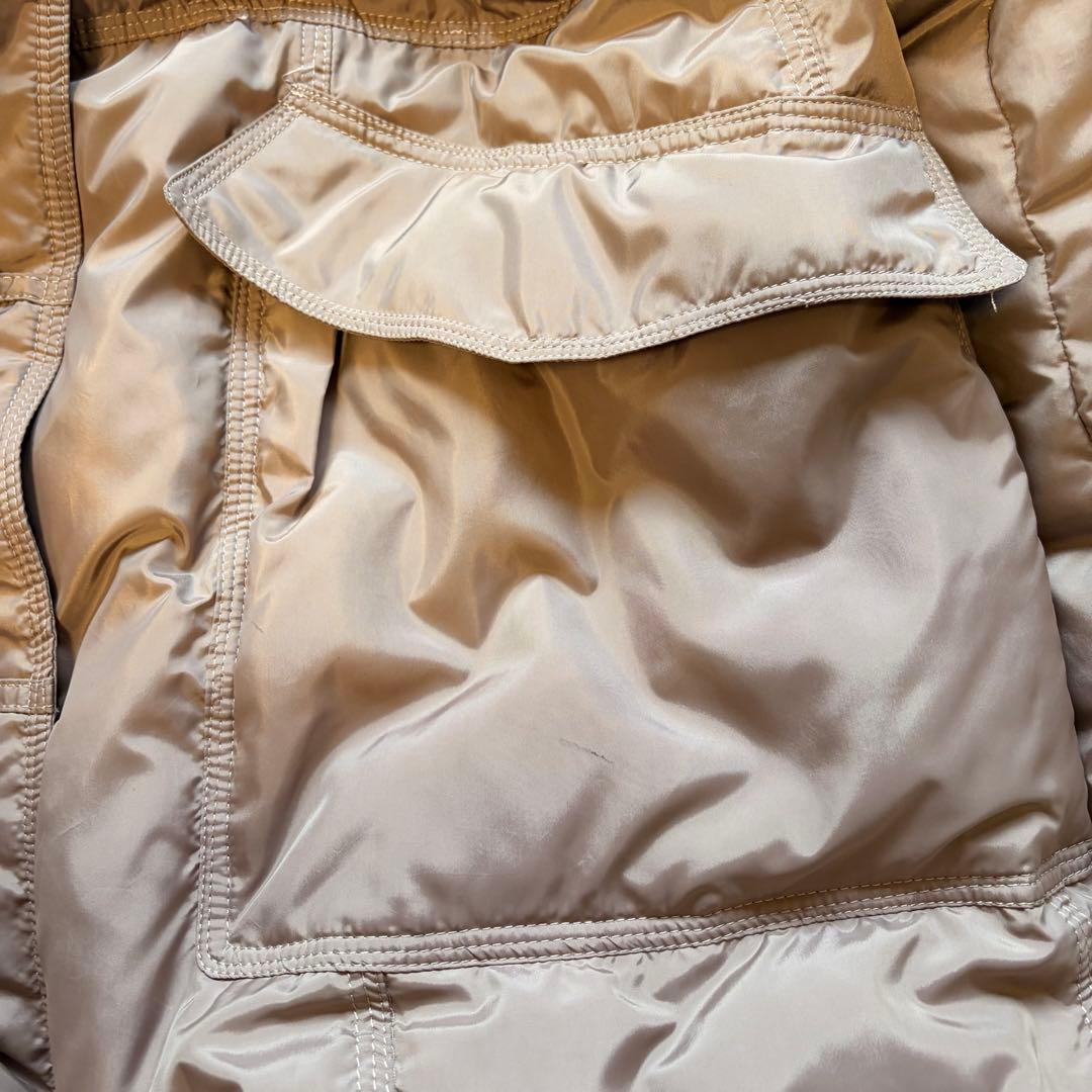 バルマン ブルーフォックスファー ダウンコート Aライン M 3way