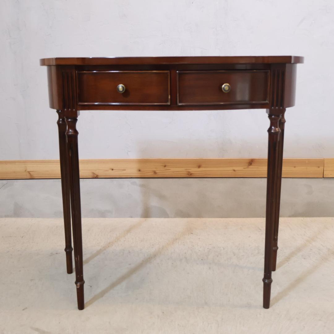 東海家具 コンソールテーブル アンティーク調 IDC OTSUKA 大塚家具