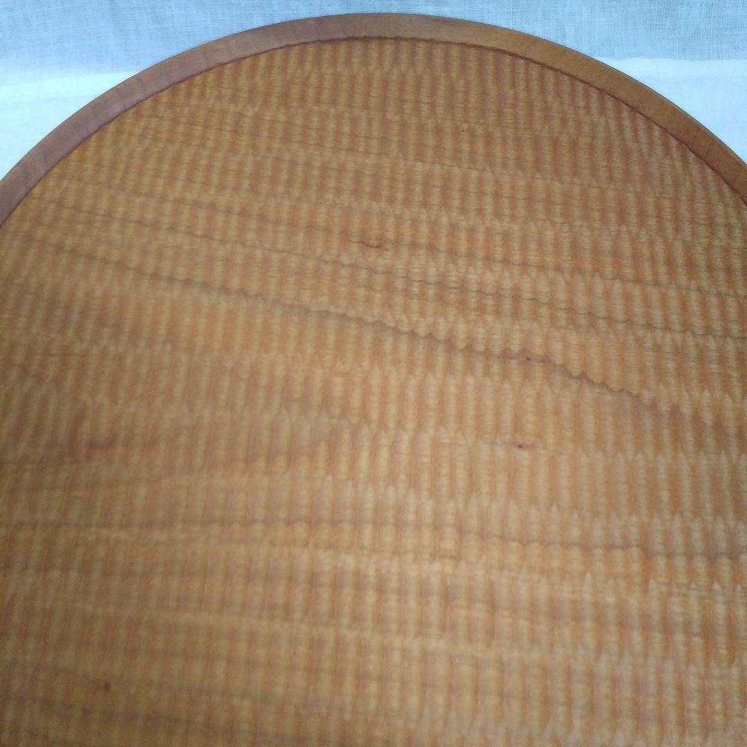 新品未使用✨高塚和則 ひとり膳28cmさくら材木製円形プレート②
