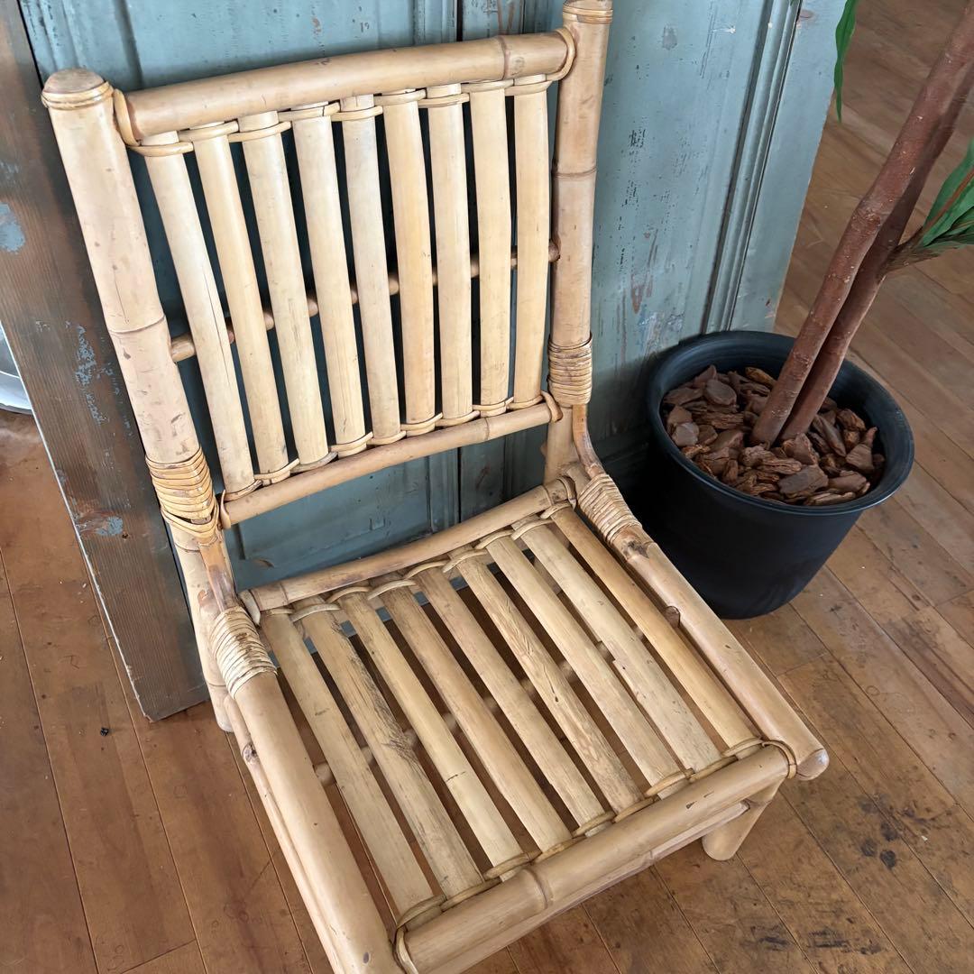 スキップアビートガーデン バンブーチェアー 座椅子