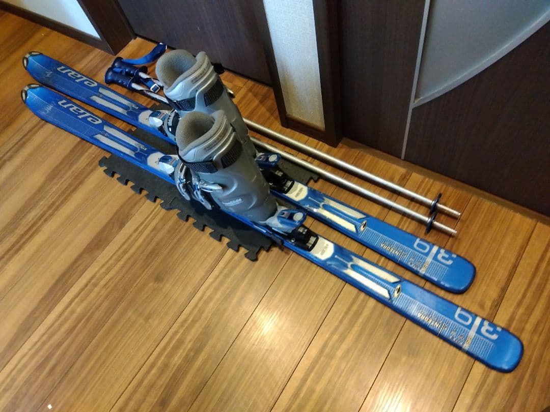 お買い得品❗️ELAN 男女兼用/スキーセット・メンテ・WAX済み✔