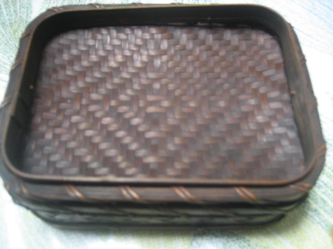 竹細工小物入れ 江戸時代か