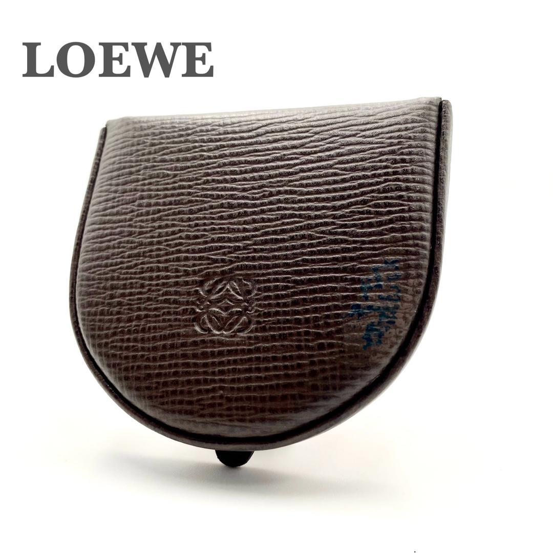 美品 LOEWE ロエベ ケース アナグラム レザー