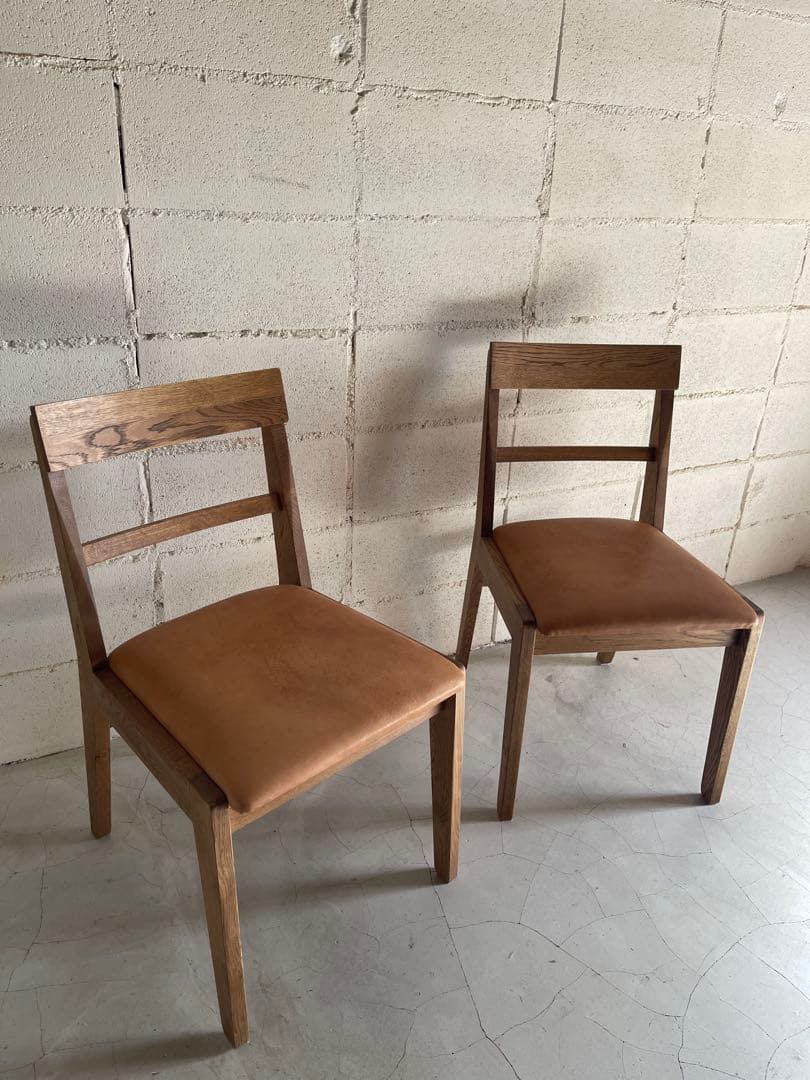 美品　unico ADDAYウニコ アディ　ダイニングテーブル　4点セット　本革