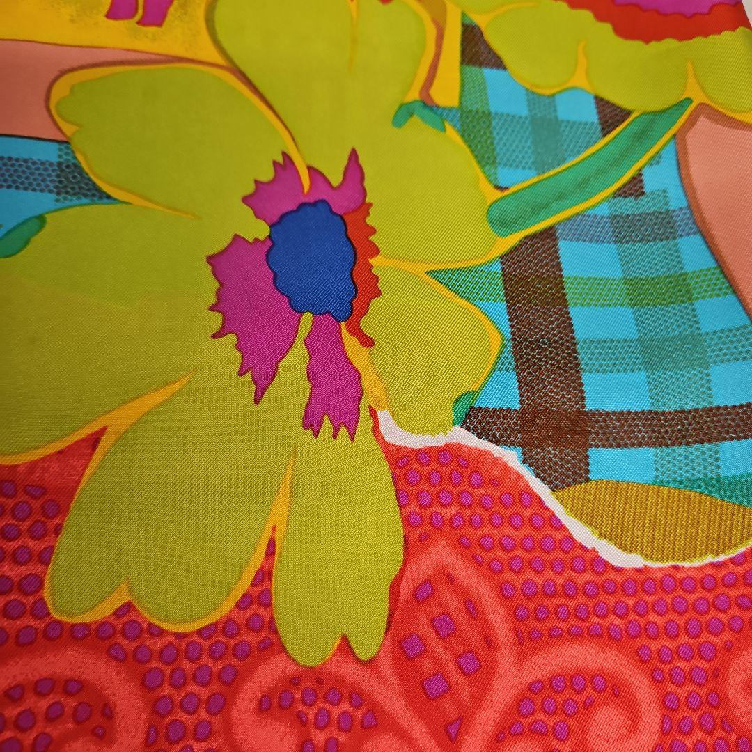 ◾CHRISTIAN LACROIX シルク　スカーフ　イタリー製　未使用