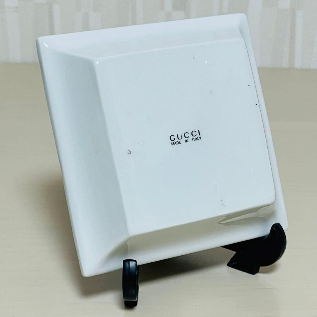 GUCCI グッチ ヴィンテージ スクエア ミニ トレイ 小皿 プレート