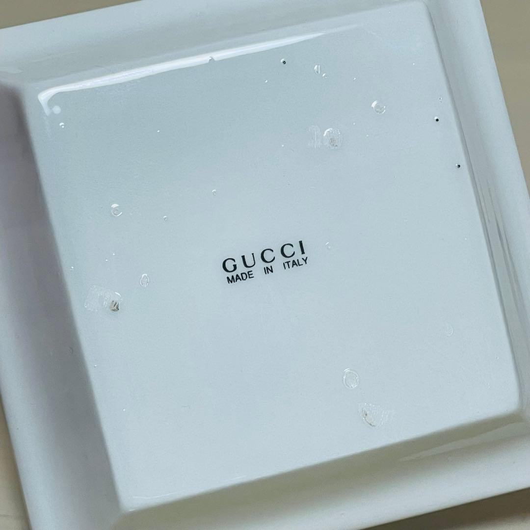 GUCCI グッチ ヴィンテージ スクエア ミニ トレイ 小皿 プレート
