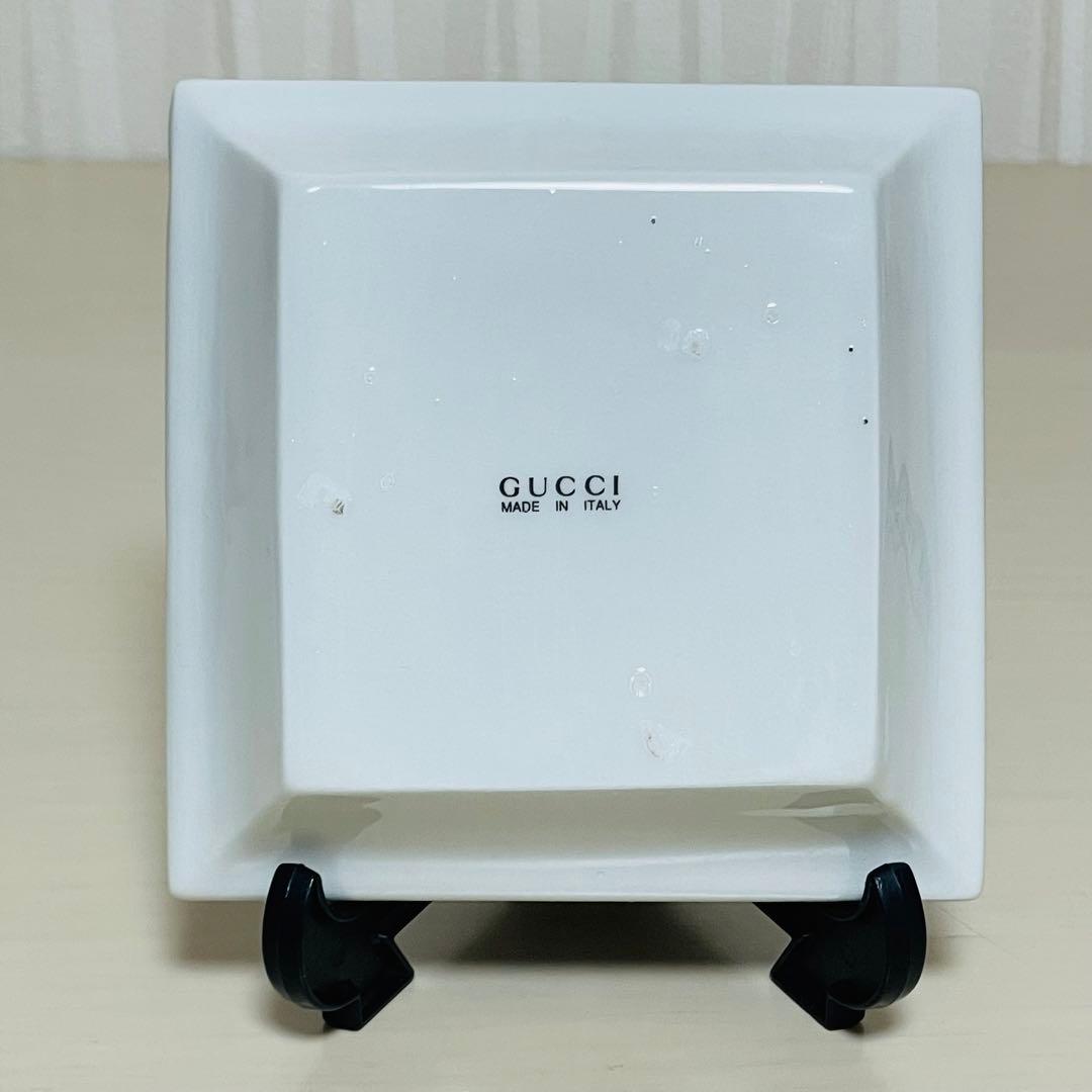 GUCCI グッチ ヴィンテージ スクエア ミニ トレイ 小皿 プレート