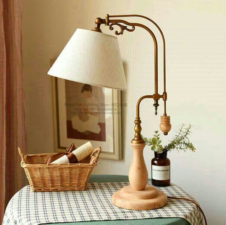 ロマンチック簡約 歐美風 デスクライトテーブルスタンド ナイトスタンド