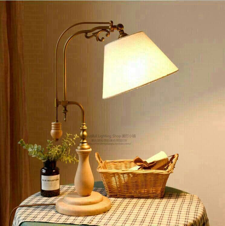ロマンチック簡約 歐美風 デスクライトテーブルスタンド ナイトスタンド