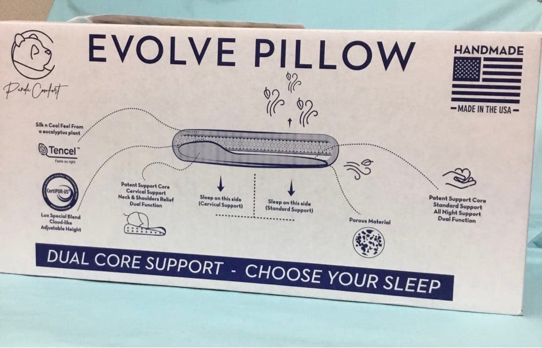 PandaComfort社　EvolvePillow 特許枕