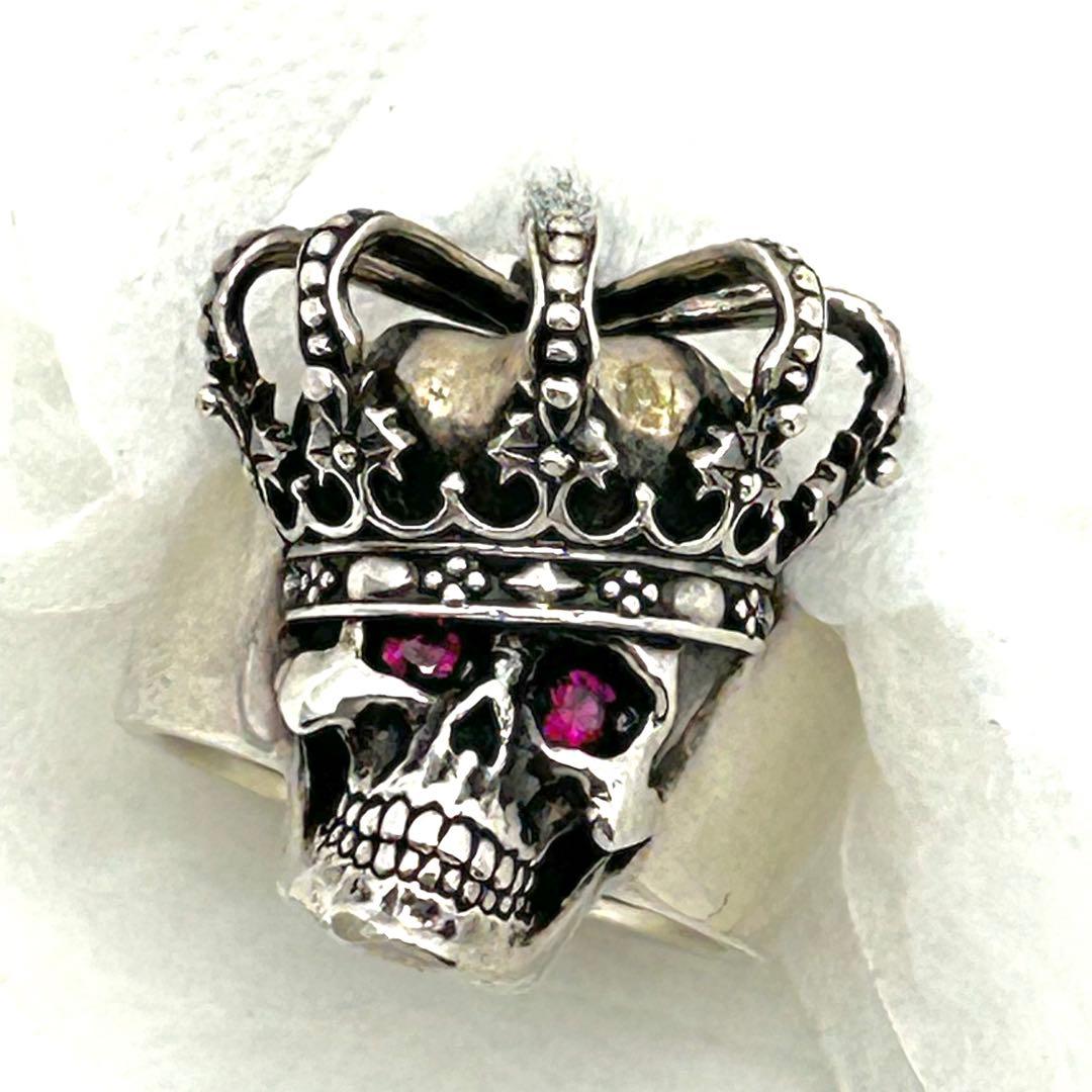 ジャスティン デイビス エッセンシャルスカル リング クラウン 17号 指輪