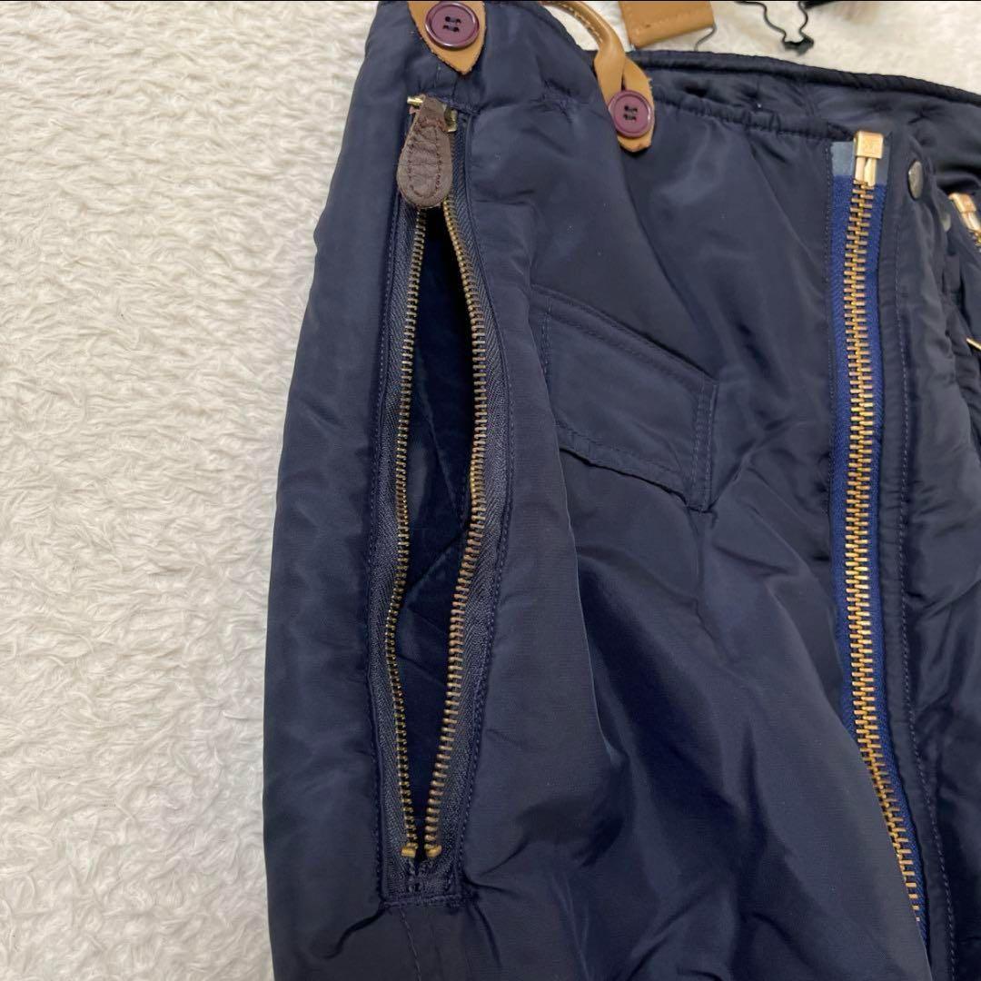 HOUSTON 40 フライトパンツ A-11B フライトスーツ ネイビー 肉厚